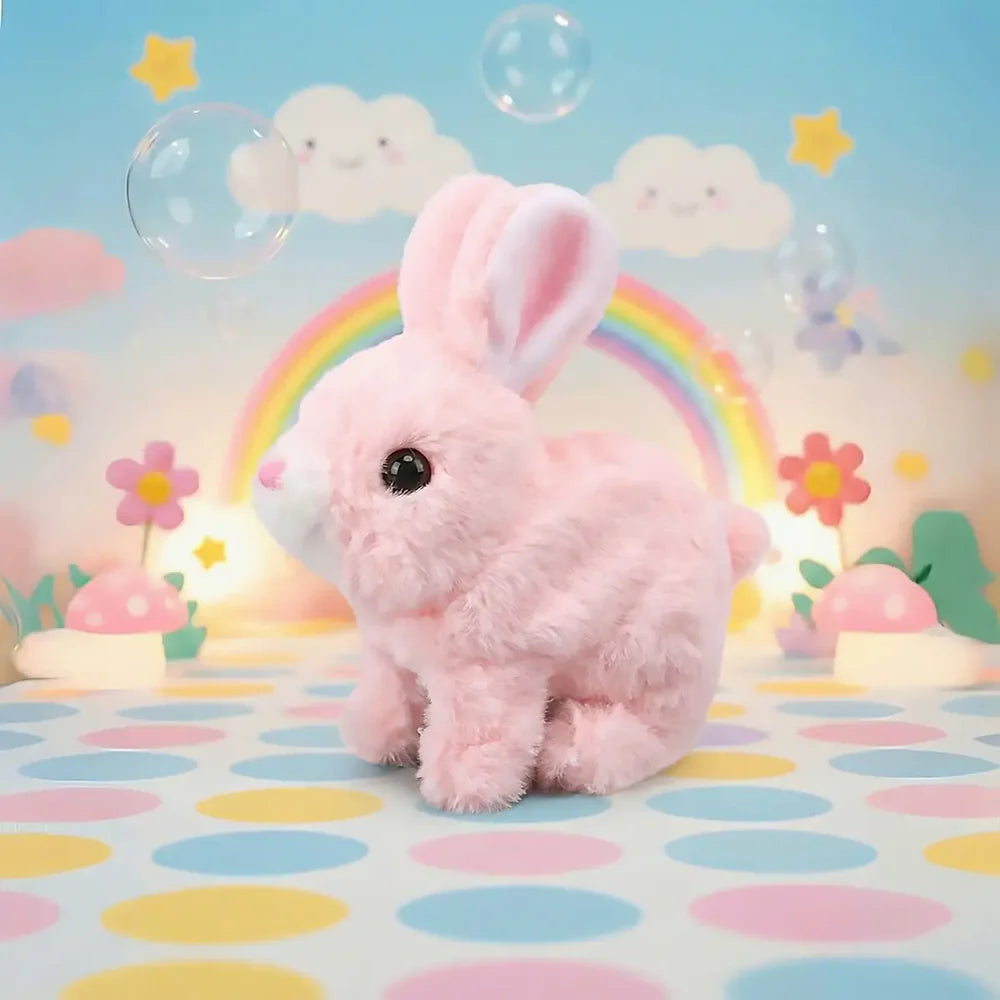 Kids Adorable Walking & Talking Plush Rabbit Toy