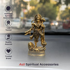 Gold Plated Hanuman Ji Idol for Car Dashboard
