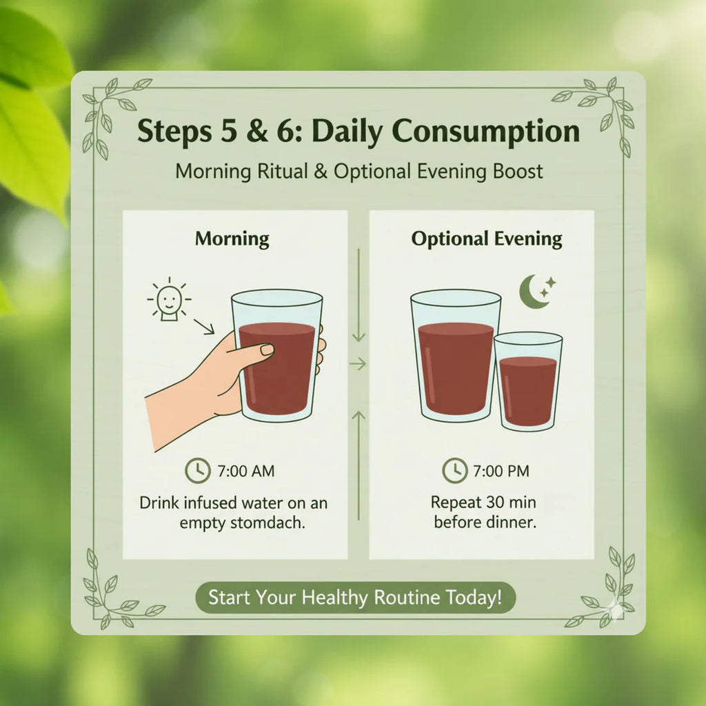 SugarCare Balance Wooden Water Glass (Natural Sugar Solution)