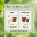SugarCare Balance Wooden Water Glass (Natural Sugar Solution)