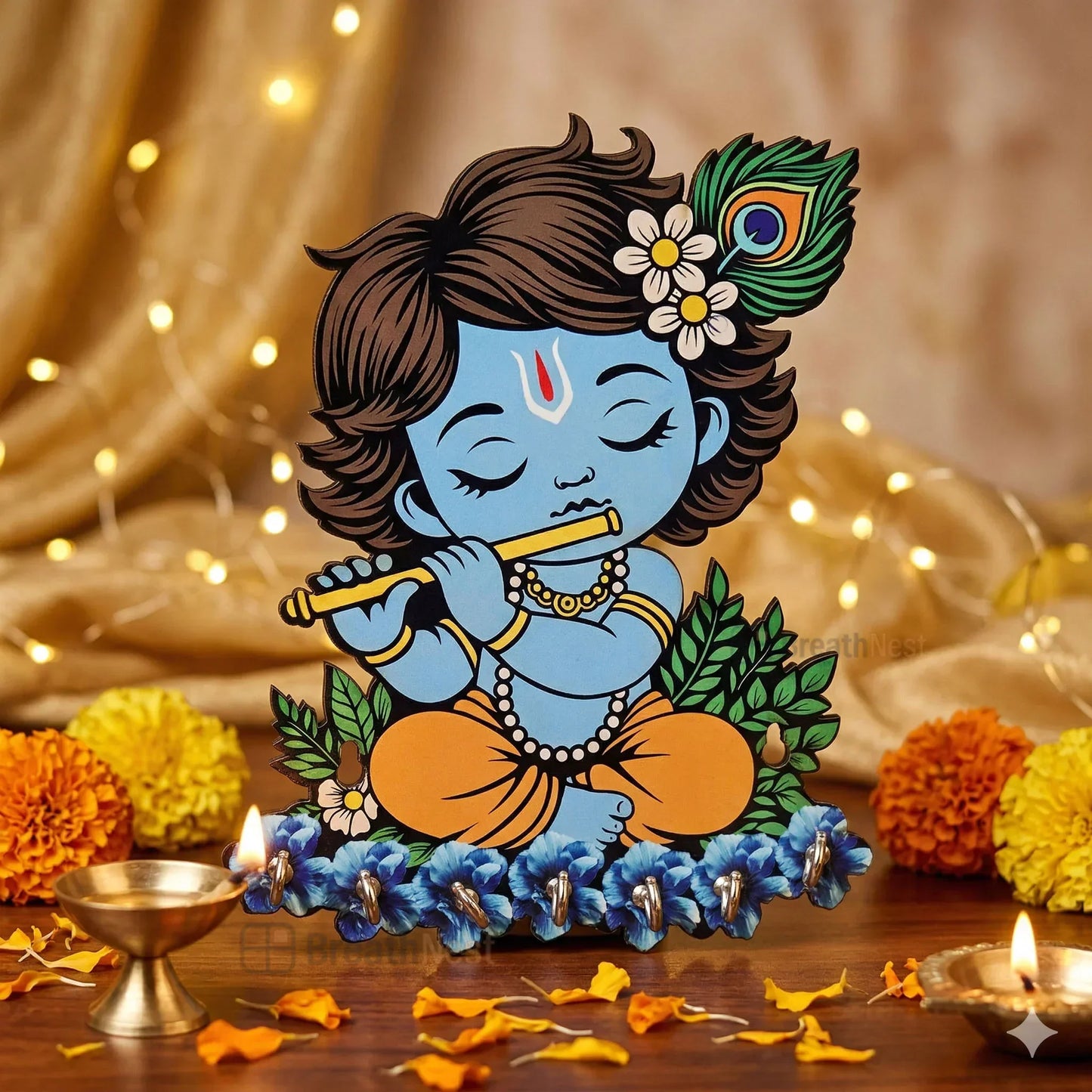 BalKrishna Blessings – Devotional Wall Organizer