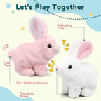 Kids Adorable Walking & Talking Plush Rabbit Toy