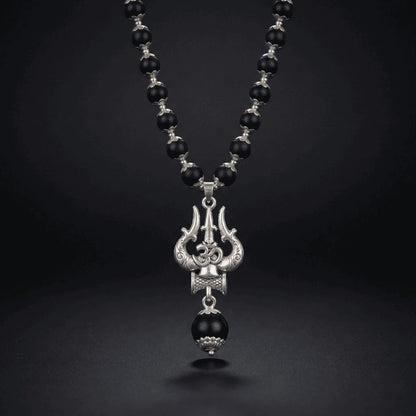 OM Shiva Trishool Karungali Mala (Free Gift Worth 599)