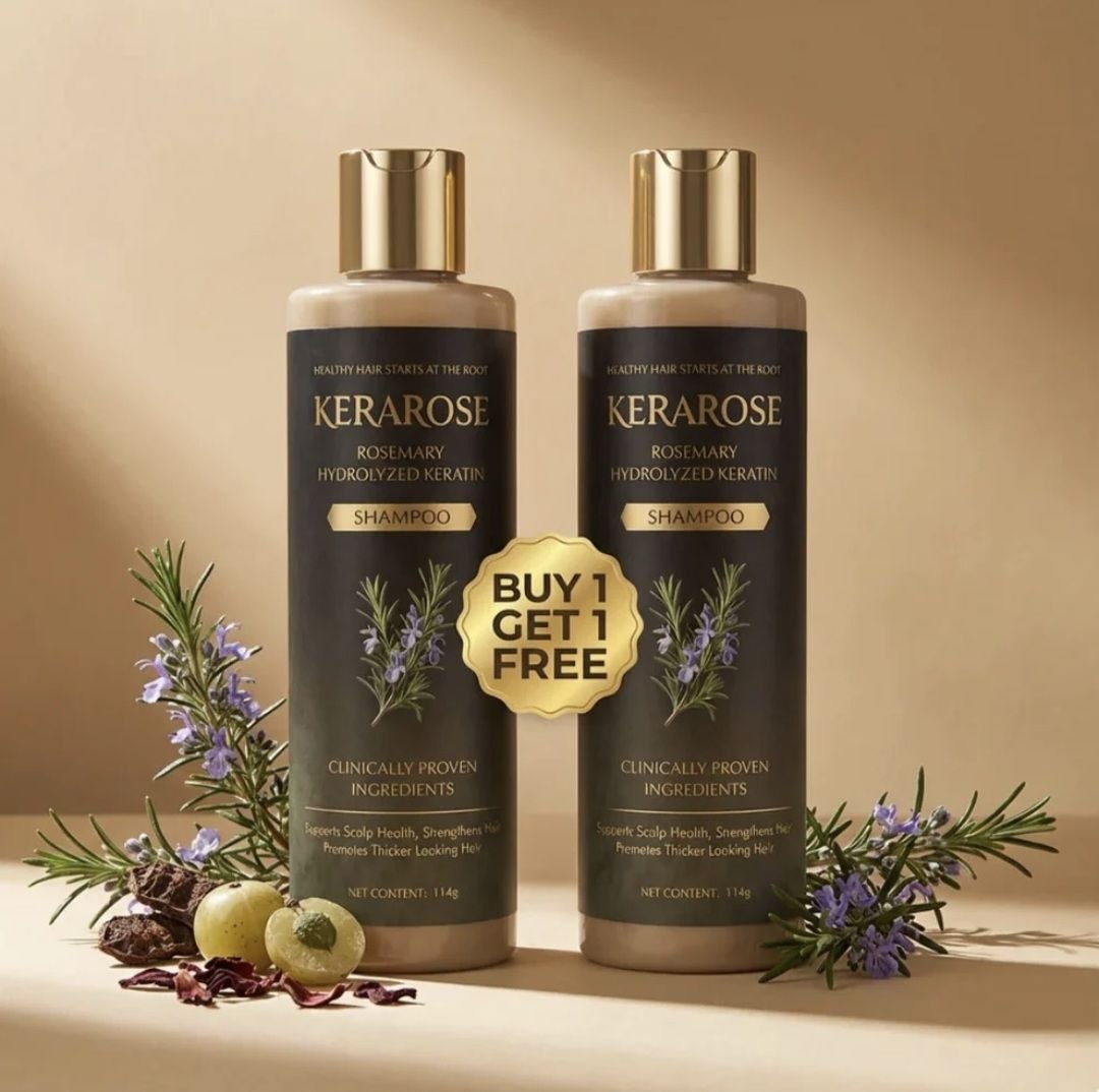 (BUY 1 GET 1 FREE) Kerarose® - Magic Rosemary Hair Growth Shampoo