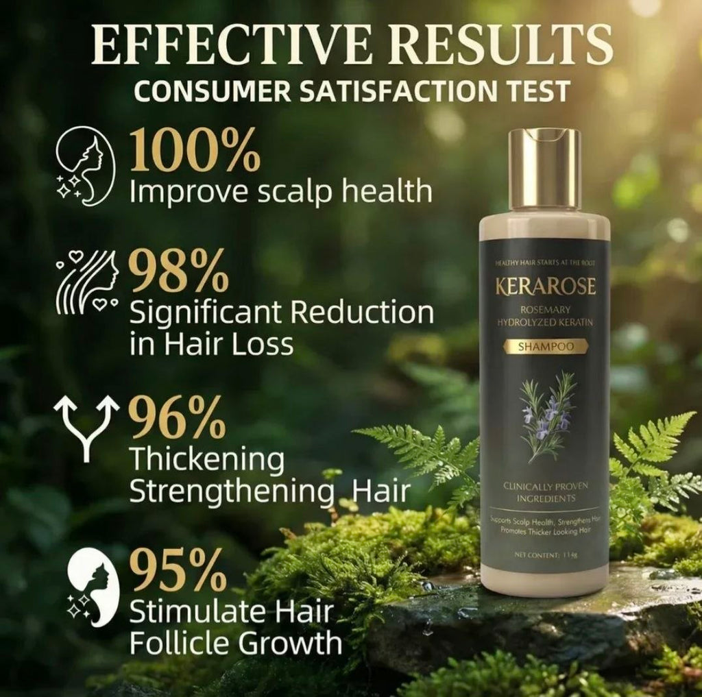 (BUY 1 GET 1 FREE) Kerarose® - Magic Rosemary Hair Growth Shampoo