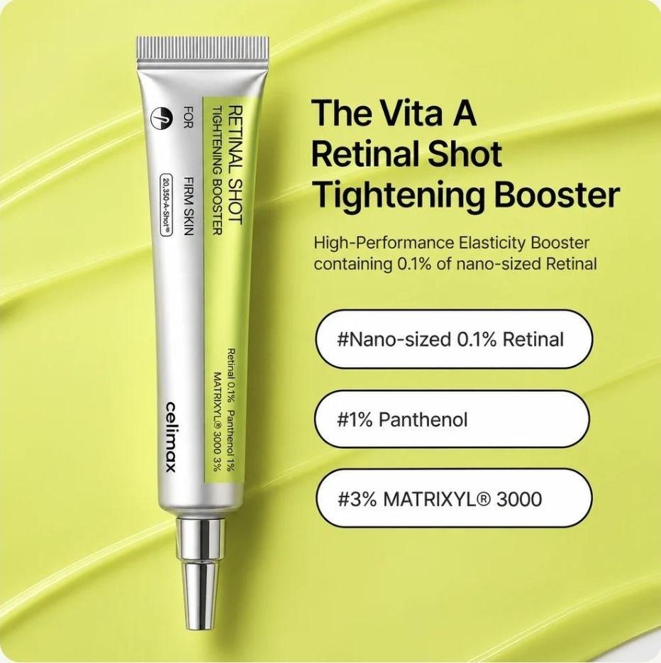 Celimax Retinal Shot Tightening Booster - Anti-Aging Korean Cream |
