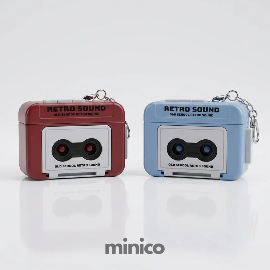 Mini Keychain Audio Recorder | Retro Design