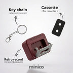 Mini Keychain Audio Recorder | Retro Design