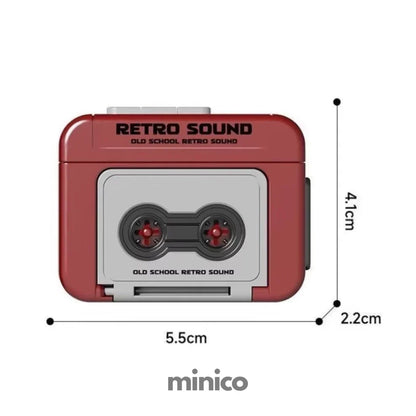 Mini Keychain Audio Recorder | Retro Design