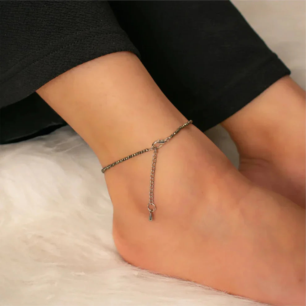Crystal Anklet || Attract Wealth • Boost Confidence • Protect Your Energy