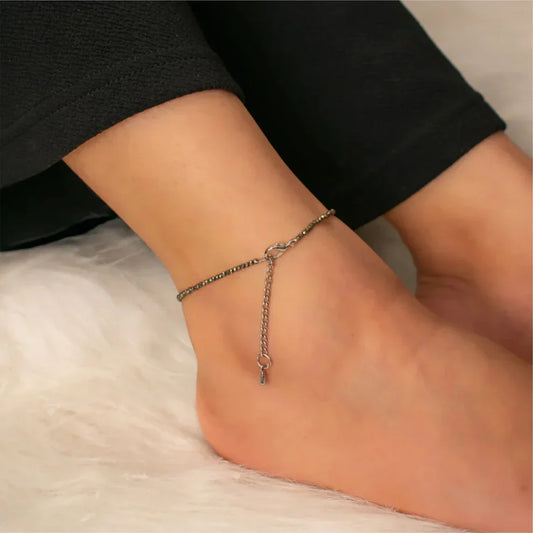 Crystal Anklet || Attract Wealth • Boost Confidence • Protect Your Energy