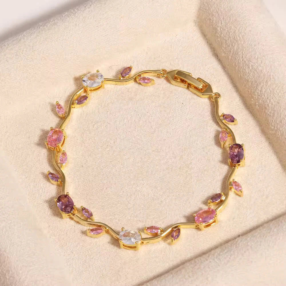 Tulip Floral Bracelet - Coquette Flower Bracelet