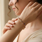 Tulip Floral Bracelet - Coquette Flower Bracelet