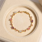 Tulip Floral Bracelet - Coquette Flower Bracelet